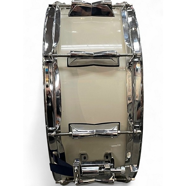 Used Yamaha 14X5 Stage Custom Snare Olympic White Drum