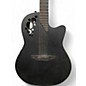 Used Ovation 1868T Elite Matte Black Acoustic Electric Guitar
