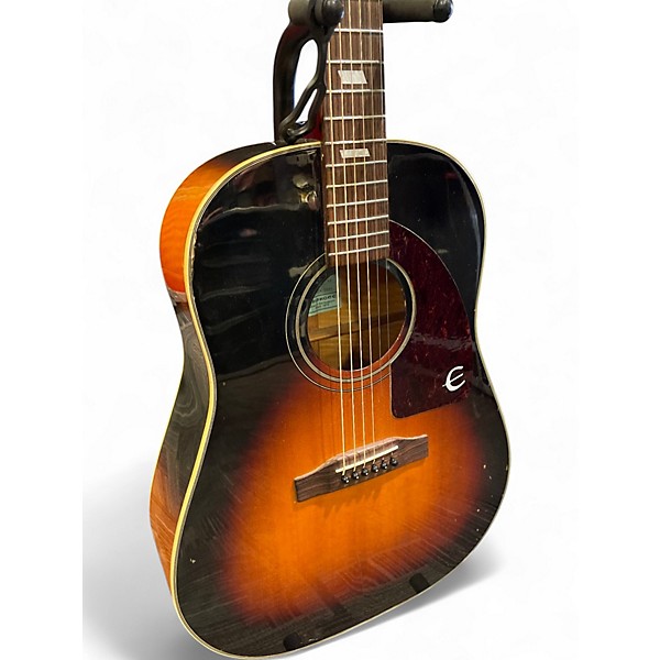 Used Epiphone Inspired by 1964 Texan 2 Tone Sunburst Acoustic Electric Guitar