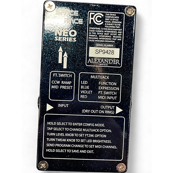 Used Alexander Space Race Effect Pedal