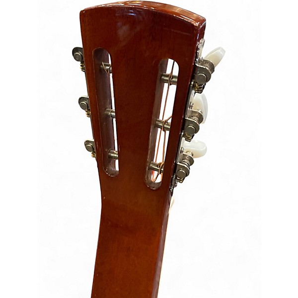Used Regal Dobro Square Neck Natural Acoustic Electric Guitar