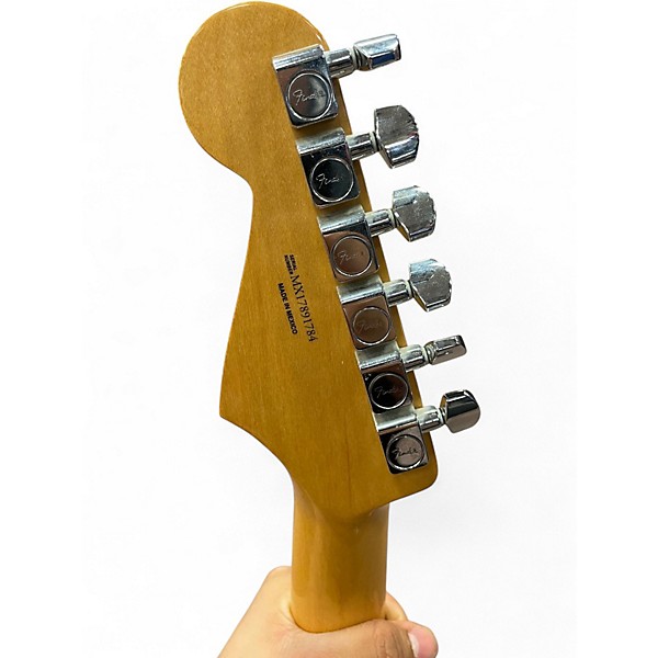 Used Fender Standard Stratocaster Black Solid Body Electric Guitar