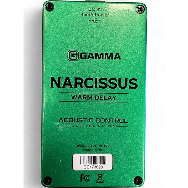 Used GAMMA narcissus warm delay Effect Pedal