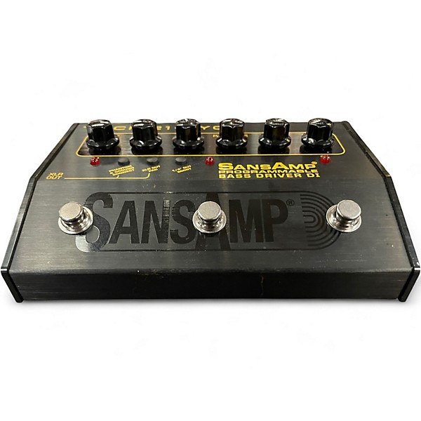 Used Tech 21 Sansamp PBDR Bass Driver DI Bass Effect Pedal