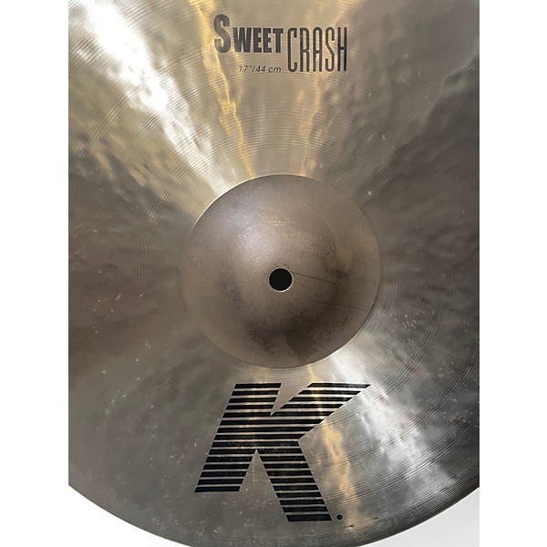 Used Zildjian 17in K Sweet Crash Cymbal