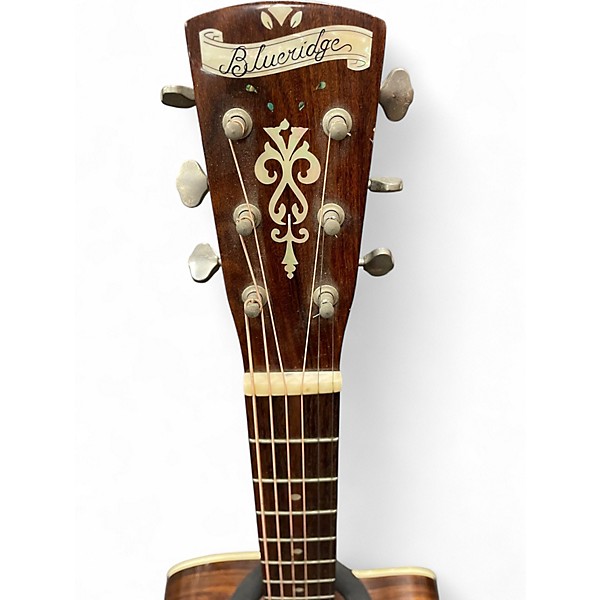 Used Blueridge BR60CE Contemporary Series Dreadnought Natural Acoustic Electric Guitar