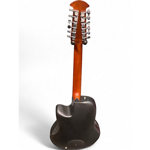 Used Ovation CE4412-5 Black Acoustic Electric Guitar