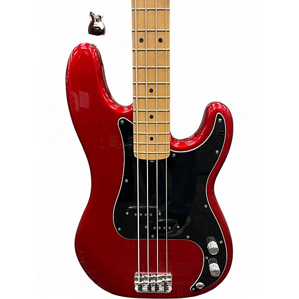 Used Fender American Standard P Bass Red Electric Bass Guitar