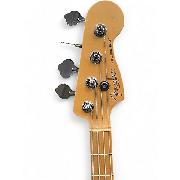 Used Fender American Standard P Bass Red Electric Bass Guitar