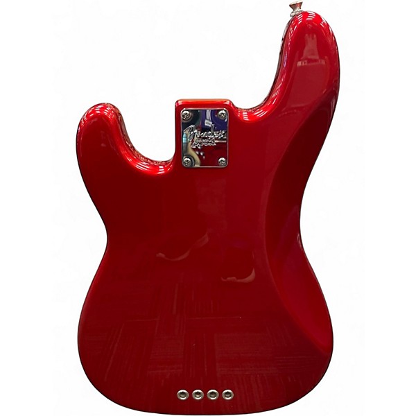 Used Fender American Standard P Bass Red Electric Bass Guitar