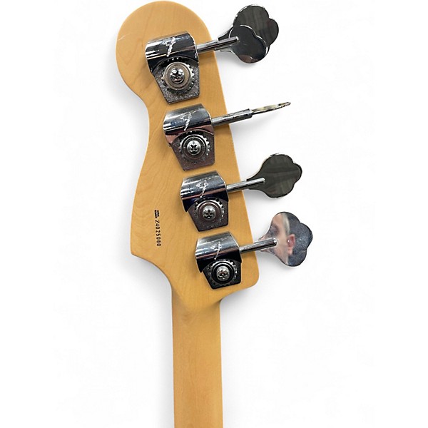 Used Fender American Standard P Bass Red Electric Bass Guitar