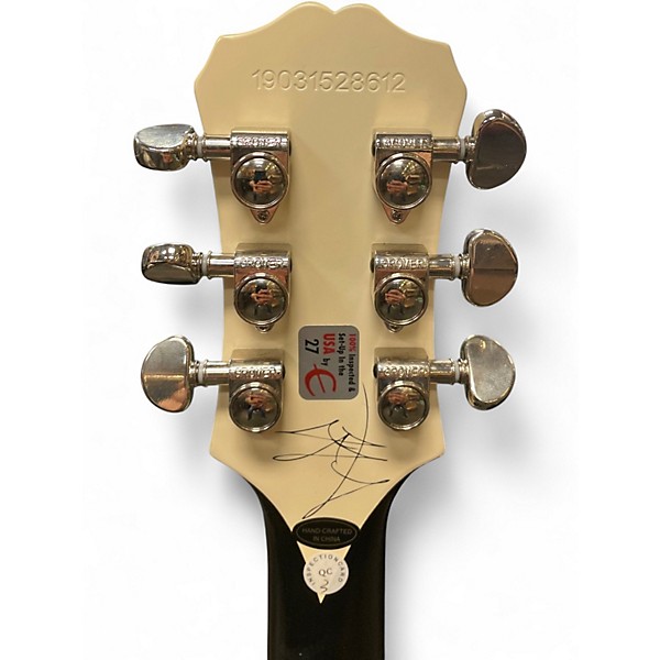 Used Epiphone JARED JAMES NICHOLS BLUES POWER LP MATTE BLACK Solid Body Electric Guitar