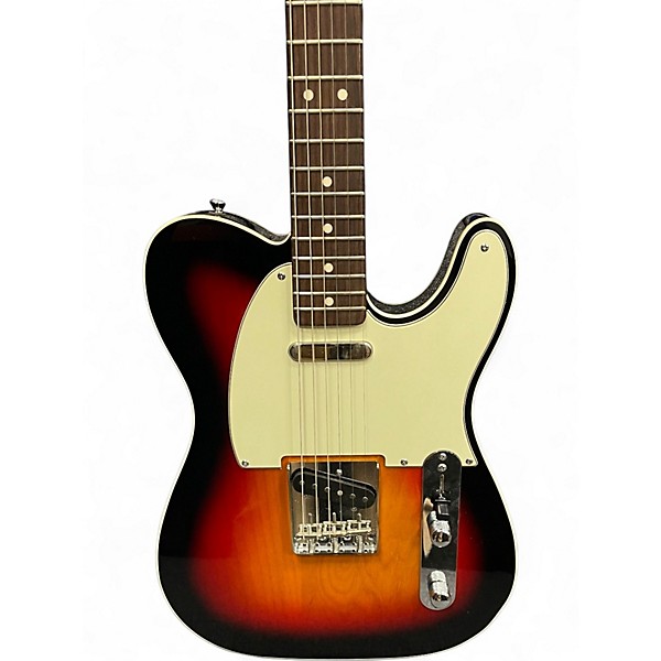 Used Squier CLASSIC VIBE CUSTOM TELE 2 Color Sunburst Solid Body Electric Guitar