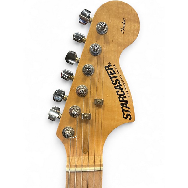 Used Fender Starcaster Black Hollow Body Electric Guitar