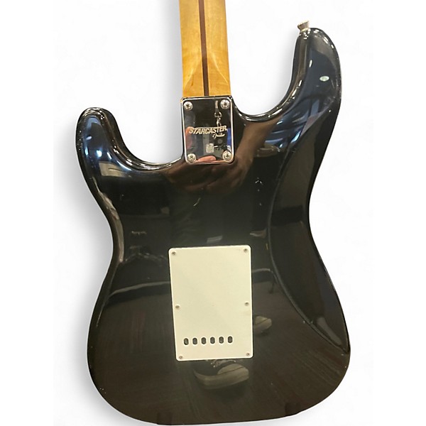 Used Fender Starcaster Black Hollow Body Electric Guitar