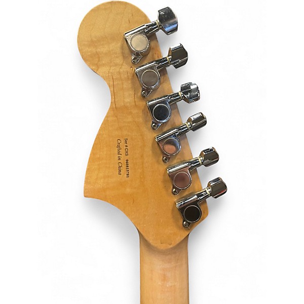 Used Fender Starcaster Black Hollow Body Electric Guitar