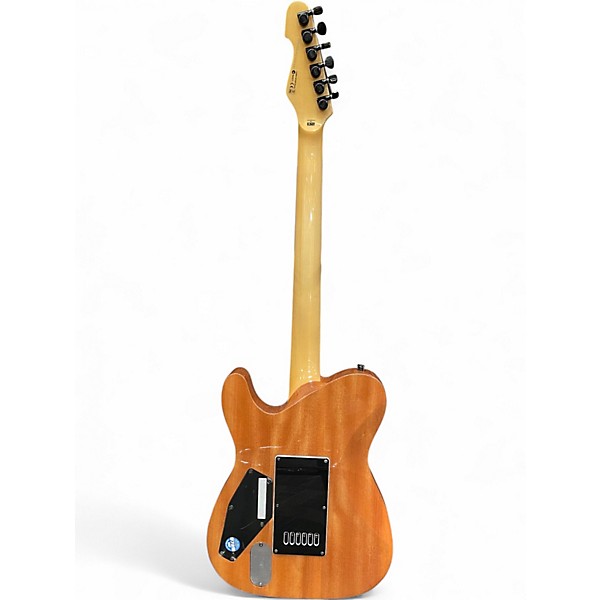 Used ESP LTD TE1000 Deluxe Evertune Black Natural Burst Solid Body Electric Guitar