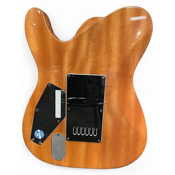 Used ESP LTD TE1000 Deluxe Evertune Black Natural Burst Solid Body Electric Guitar