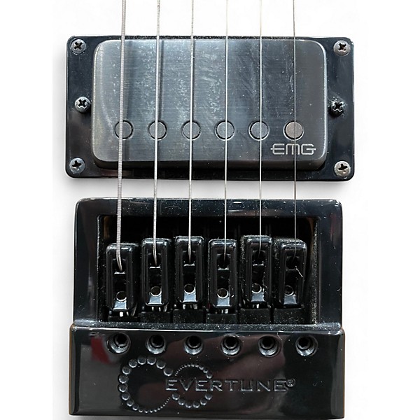 Used ESP LTD TE1000 Deluxe Evertune Black Natural Burst Solid Body Electric Guitar