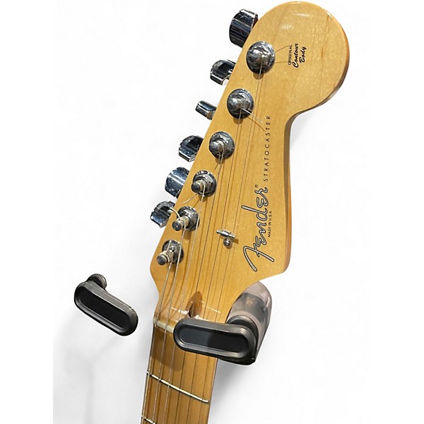 Used Fender American Standard Stratocaster Black Solid Body Electric Guitar