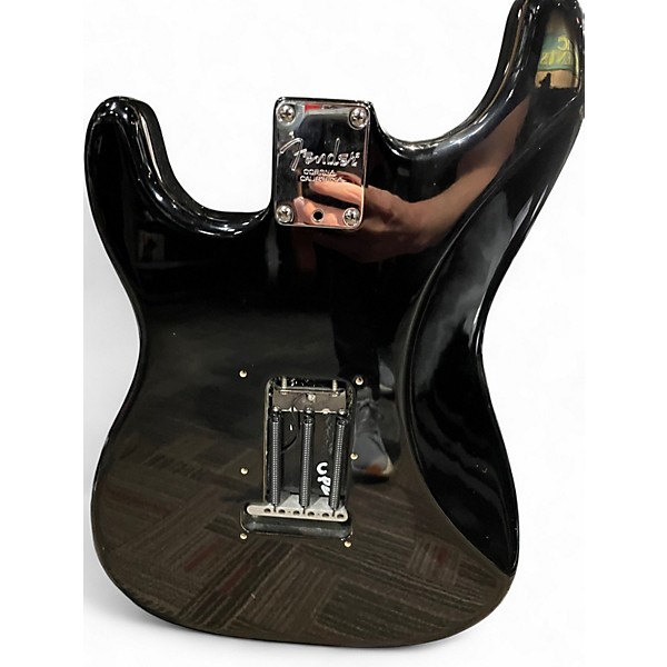 Used Fender American Standard Stratocaster Black Solid Body Electric Guitar