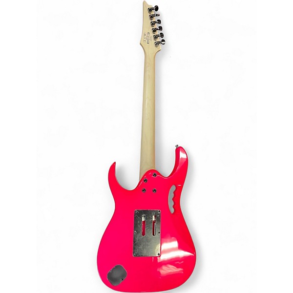 Used Ibanez JEMJR Pink Solid Body Electric Guitar