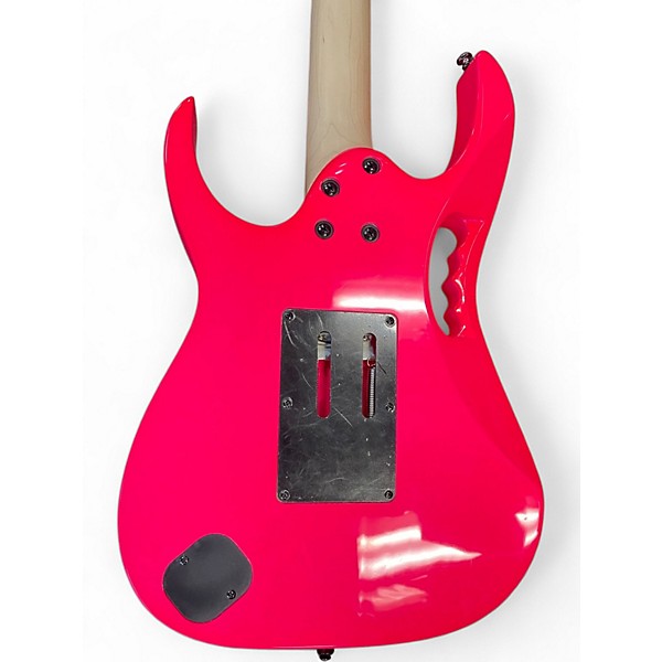 Used Ibanez JEMJR Pink Solid Body Electric Guitar