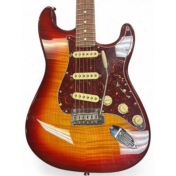 Used Fender 70th anniversary American professional stratocaster Flame Maple Solid Body Electric Guitar