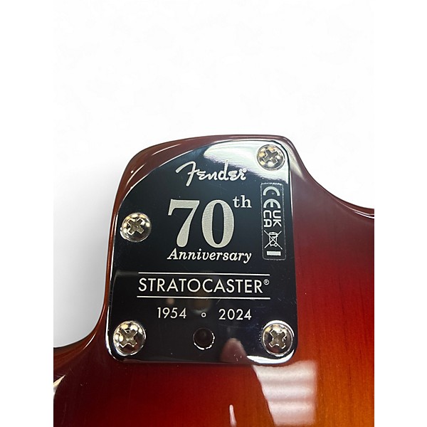 Used Fender 70th anniversary American professional stratocaster Flame Maple Solid Body Electric Guitar