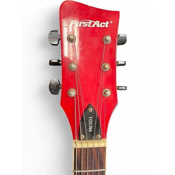Used First Act ME501 Crimson Red Burst Solid Body Electric Guitar