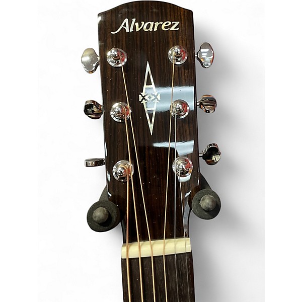 Used Alvarez MD6O HERRINGBONE Natural Acoustic Guitar