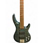 Used Alvarez AE800 TRANS BLUE GREEN Electric Bass Guitar