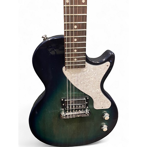 Used Epiphone Les Paul Junior Single Cut Blue Burst Solid Body Electric Guitar