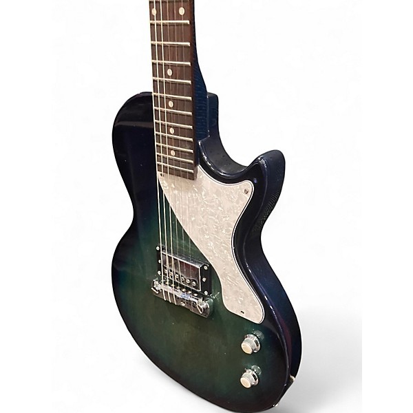 Used Epiphone Les Paul Junior Single Cut Blue Burst Solid Body Electric Guitar