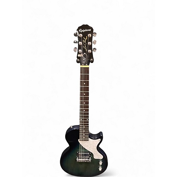 Used Epiphone Les Paul Junior Single Cut Blue Burst Solid Body Electric Guitar