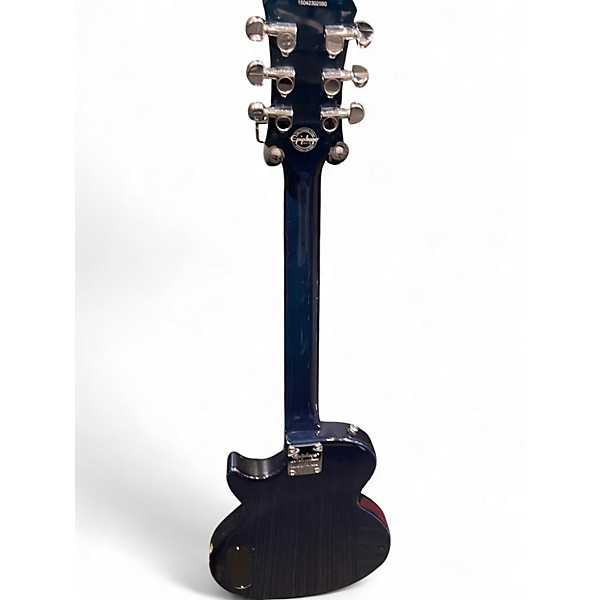 Used Epiphone Les Paul Junior Single Cut Blue Burst Solid Body Electric Guitar