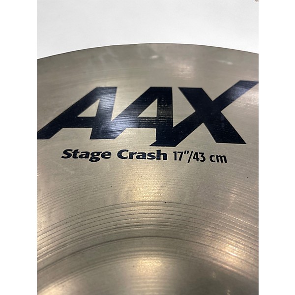 Used SABIAN 17in AAX Stage Crash Cymbal