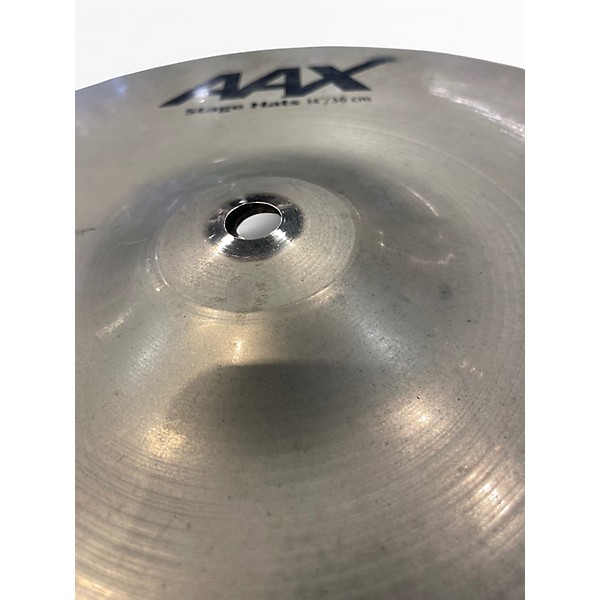 Used SABIAN 14in AAX Stage Hi Hat Pair Cymbal