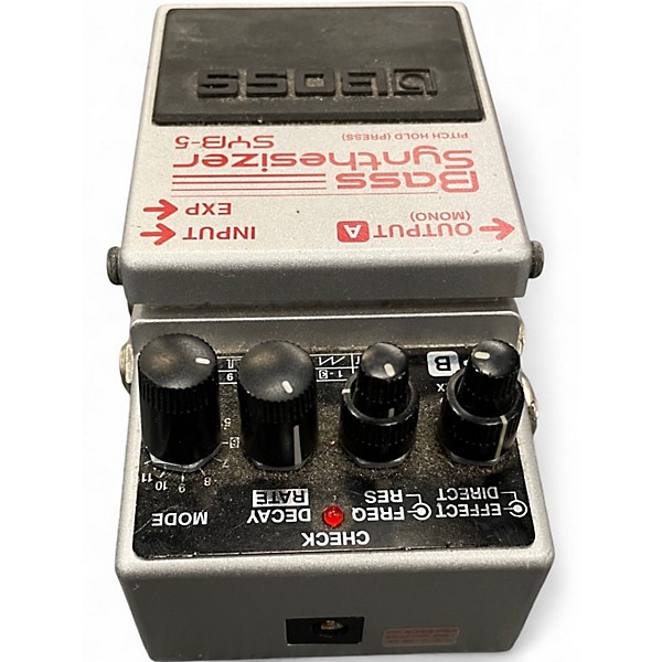 Used BOSS SYB5 Bass Synth Bass Effect Pedal