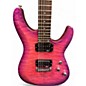 Used Schecter Guitar Research C6 Plus Magenta Solid Body Electric Guitar