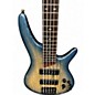 Used Ibanez SR605 5 String Blue Burst Electric Bass Guitar