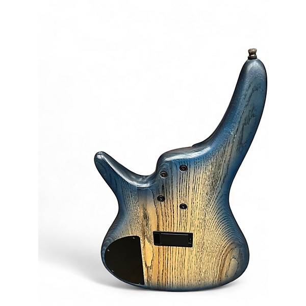 Used Ibanez SR605 5 String Blue Burst Electric Bass Guitar