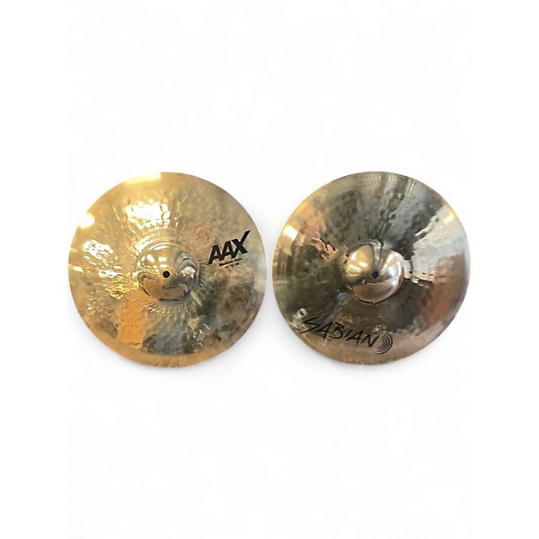 Used SABIAN 14in AAX Medium High Hat Pair Cymbal