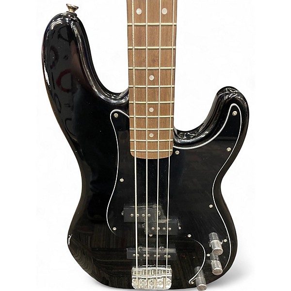 Used Squier Affinity Precision Bass Black Electric Bass Guitar