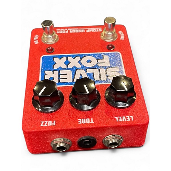 Used Stomp Under Foot Silver Foxx Effect Pedal