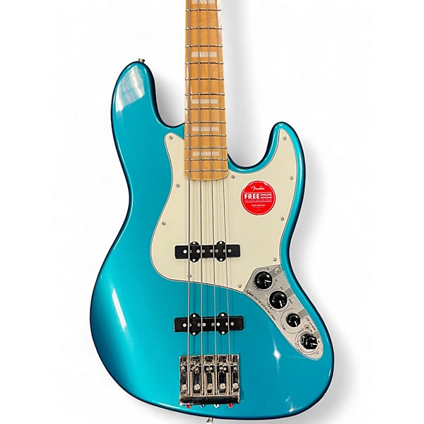 Used Squier CLASSIC VIBE ACTIVE J Ocean Turquoise Electric Bass Guitar