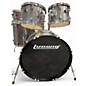 Used Ludwig 5 Piece Backbeat Silver Sparkle Drum Kit