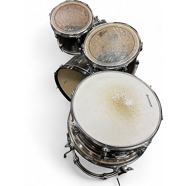 Used Ludwig 5 Piece Backbeat Silver Sparkle Drum Kit