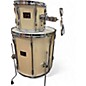 Used Pearl 5 Piece Export Antique White Drum Kit