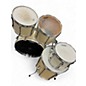 Used Pearl 5 Piece Export Antique White Drum Kit